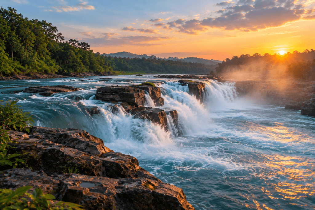 Panimur Waterfall in Dima Hasao Assam
