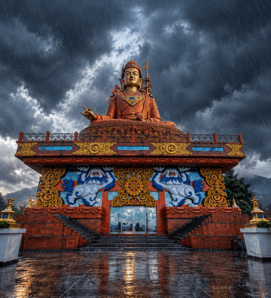 118-foot Guru Padmasambhava statue at Samdruptse Hill Namchi South Sikkim